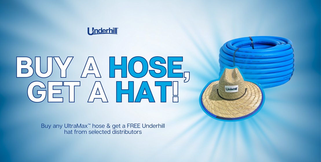 underhill buy a hose get a hat